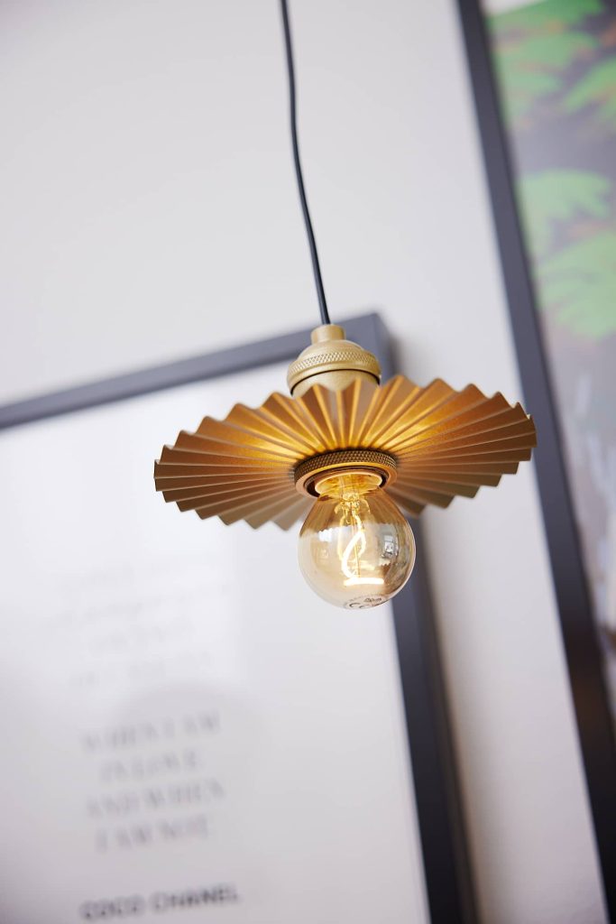 Vacker kökslampa - renoverat kök